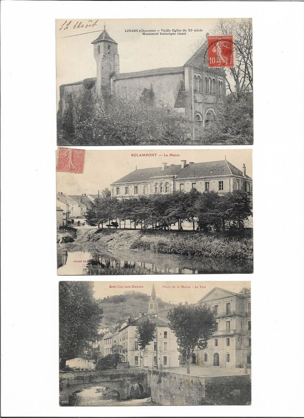 11 CARTES POSTALES ANCIENNES (1) 