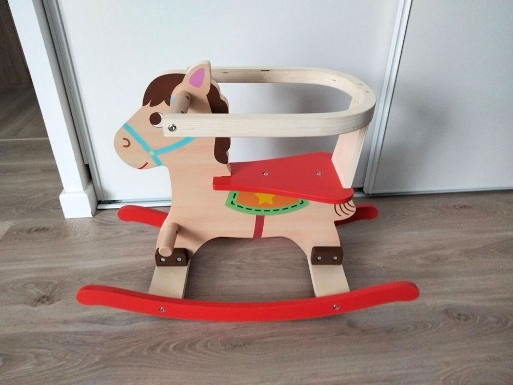 Cheval &agrave; bascule bois Jeux / jouets