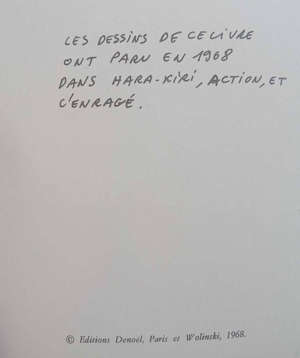 Livres de Wolinski Livres et BD