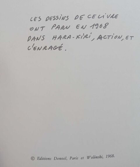 Livres de Wolinski 50 Le Revest-les-Eaux (83)