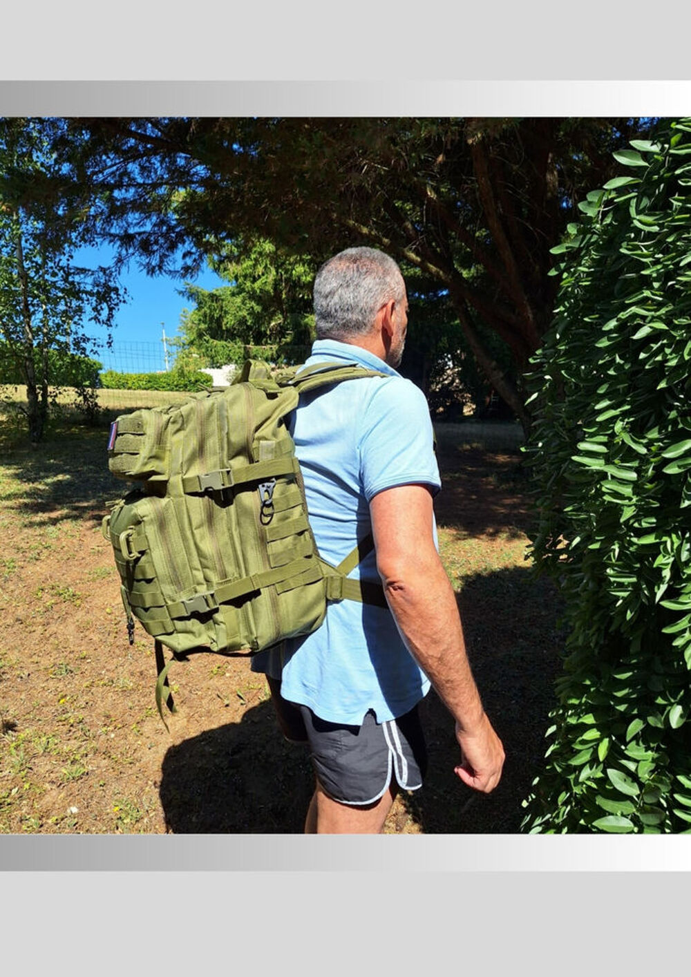 Sac &agrave; dos tactique 50L ? Vert militaire, rando, outdoor Maroquinerie