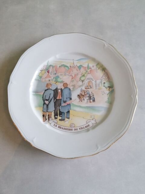 2 assiettes porcelaine Kanterbrau  12 Jury (57)