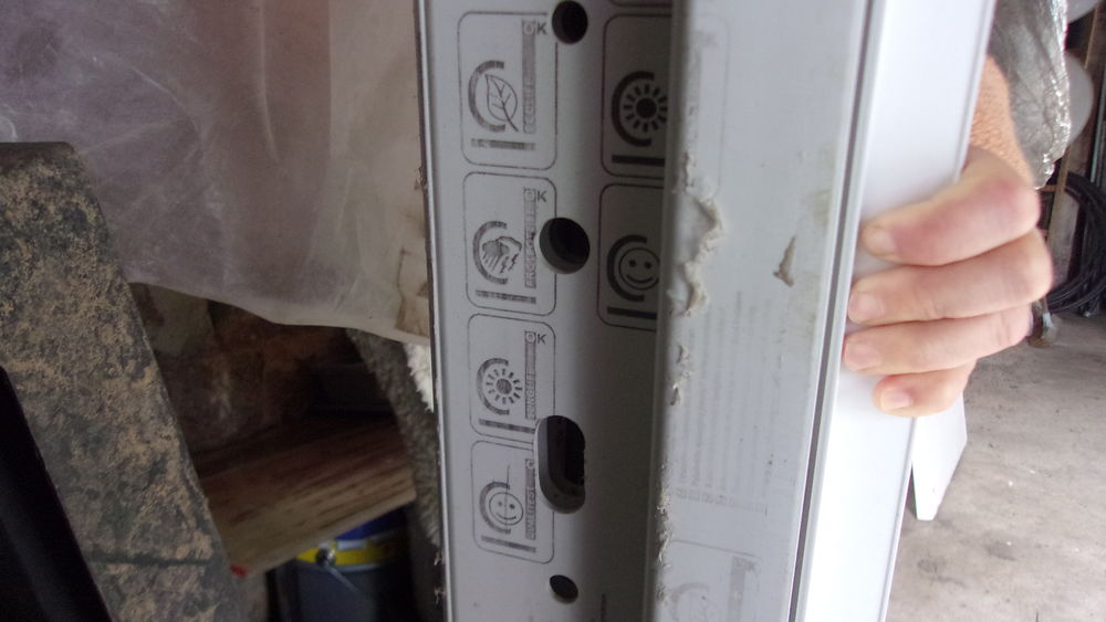 Porte fen&ecirc;tre un vantail avec imposte fixe Bricolage
