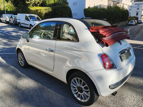 Fiat 500 C 500C 1.2 8V 69 ch Lounge 2013 occasion Antibes 06600