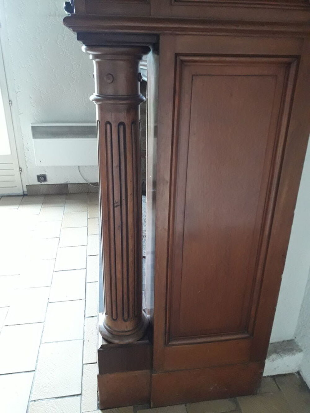chemin&eacute;e bois Décoration