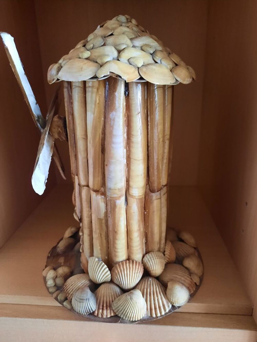 MOULIN EN COQUILLAGES Décoration