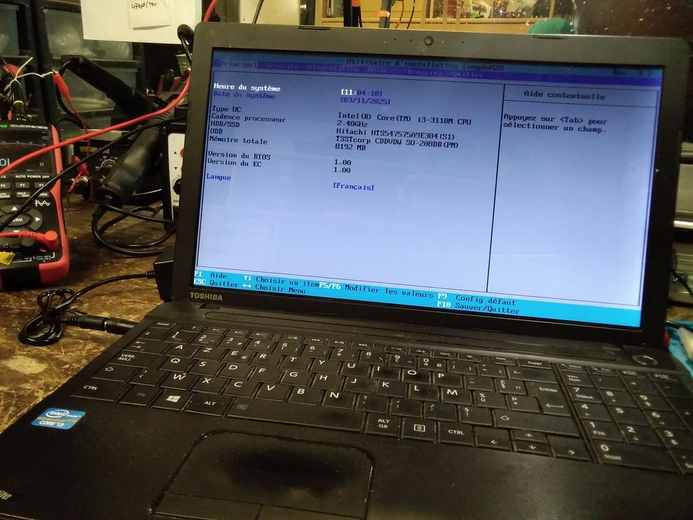 PC Portable Toshiba Satellite C50-A-19U Matériel informatique