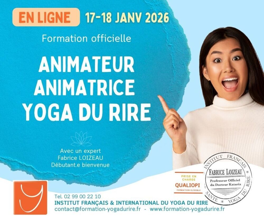   Animateur-trice de yoga du rire en ligne 