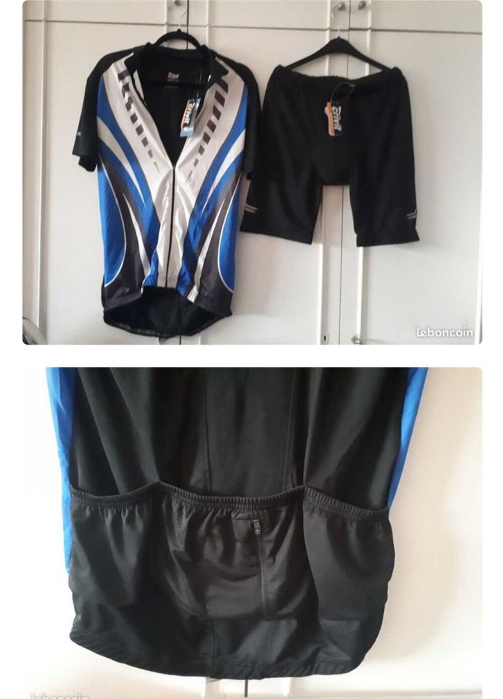 Tenue cycliste homme NEUVE avec &eacute;tiquettes Vêtements