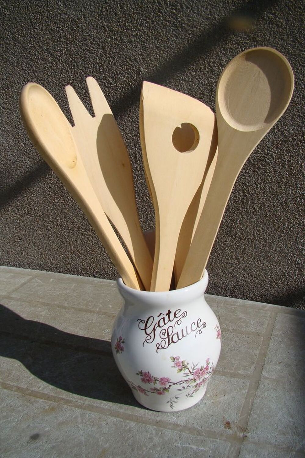 Pot &agrave; ustensiles en porcelaine Revol vintage (Neuf) Cuisine