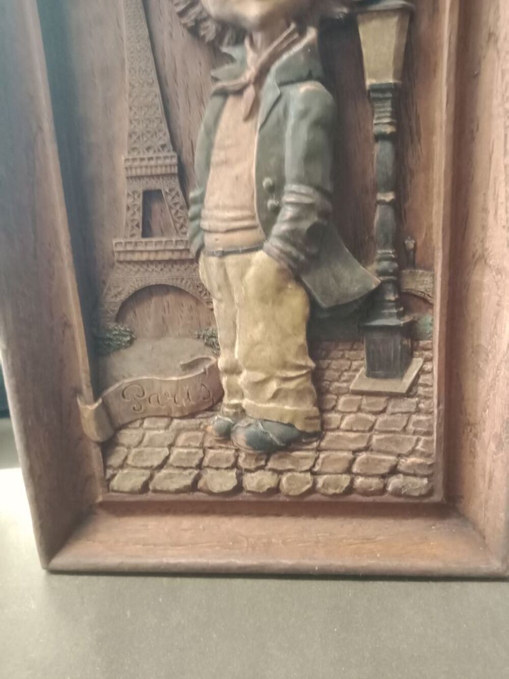 Tableau sculpture sur bois Décoration