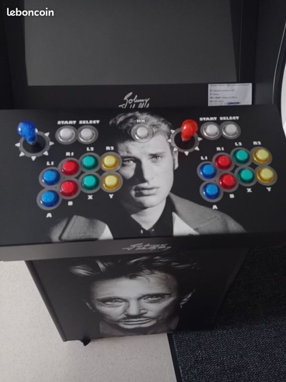 borne arcade johnny hallyday Consoles et jeux vidéos