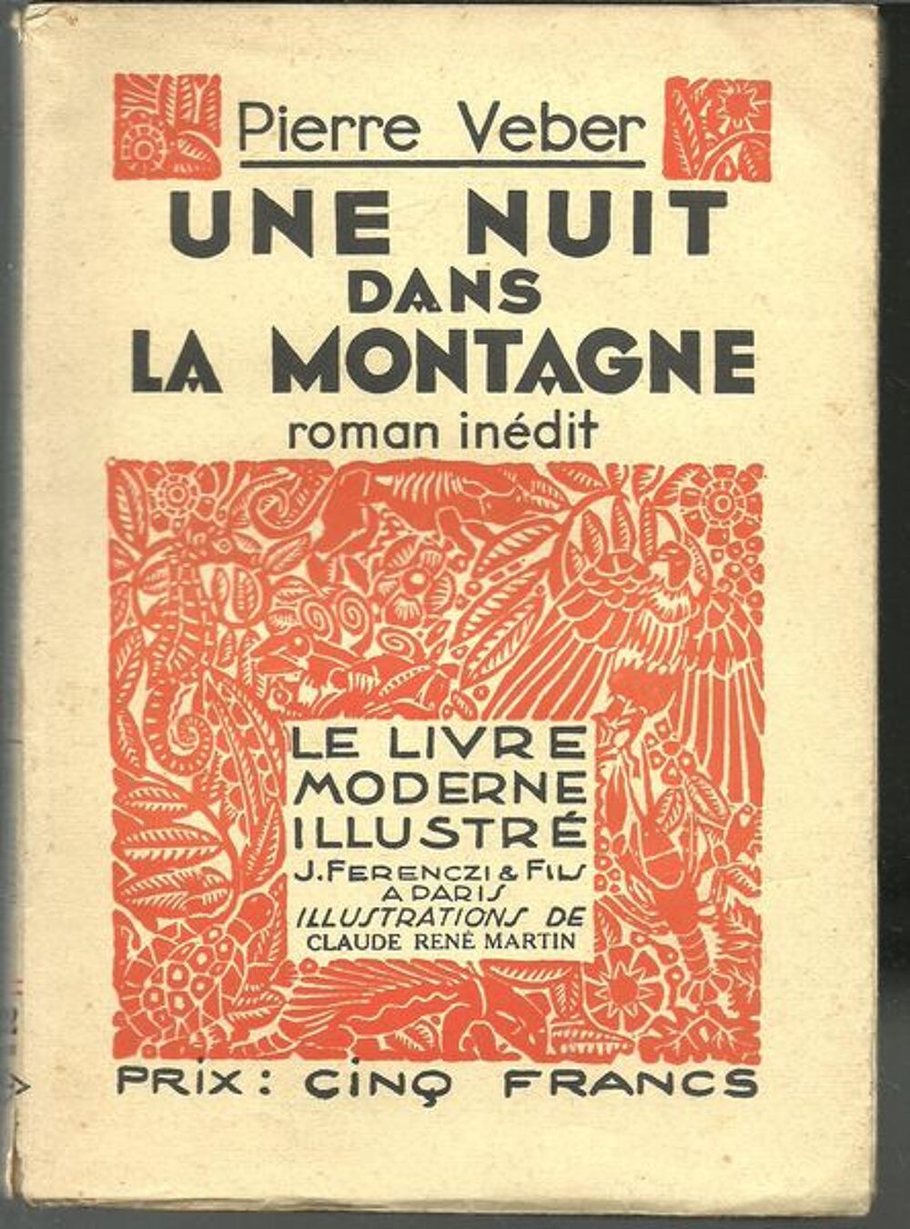 Pierre VEBER Une nuit dans la montagne Livres et BD