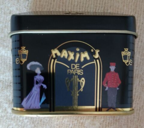 Boite mtal vide Maxim's de Paris 6 La Courneuve (93)