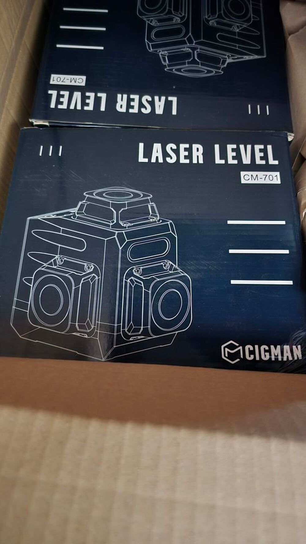 CIGMAN CM-701 Niveau laser auto-nivelant 3x360 neuf Bricolage