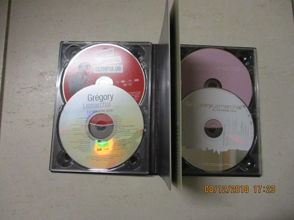 3 CD + 1 DVD Gr&eacute;gory LEMARCHAL DVD et blu-ray