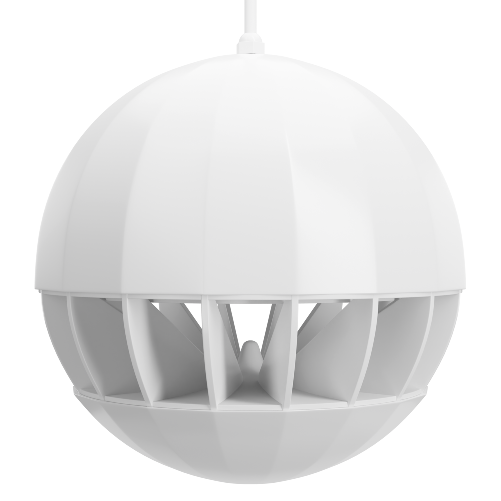 Enceinte Sph&eacute;rique suspendue IP55 blanche 20W / 100V (lot de Audio et hifi