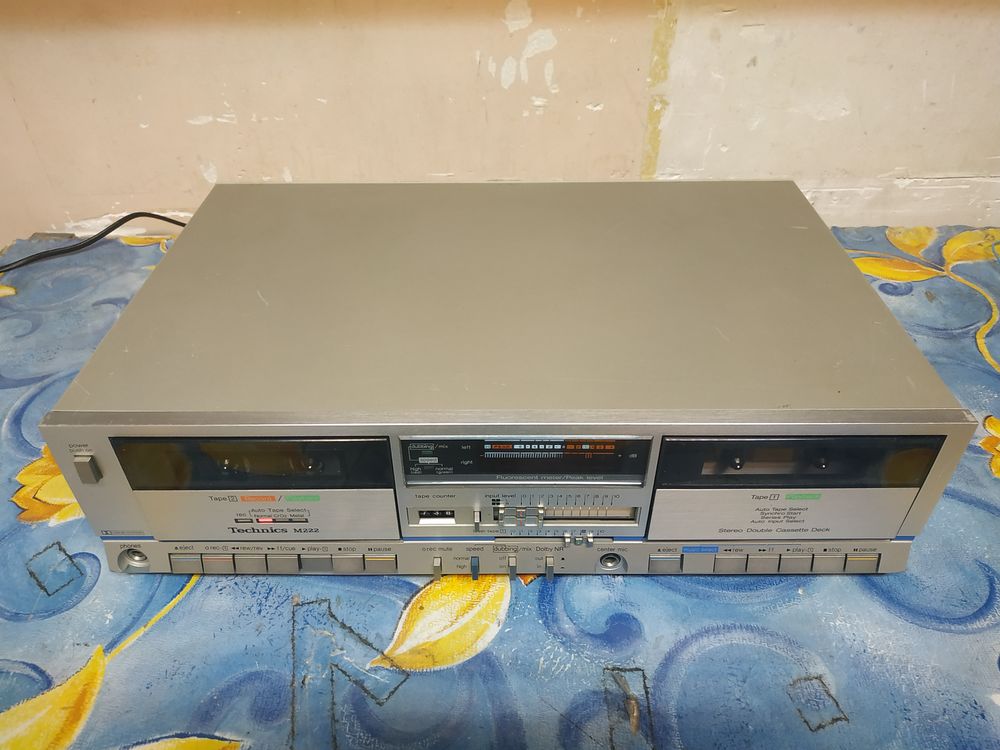Platine Double K7 TECHNICS RS-M222 - [ R&eacute;vis&eacute;e ] Vintage 80 Audio et hifi