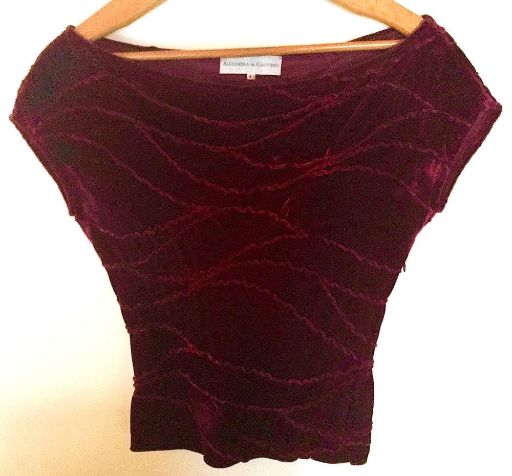 TOP - Haut en velours - Alexandra Gastines Vêtements