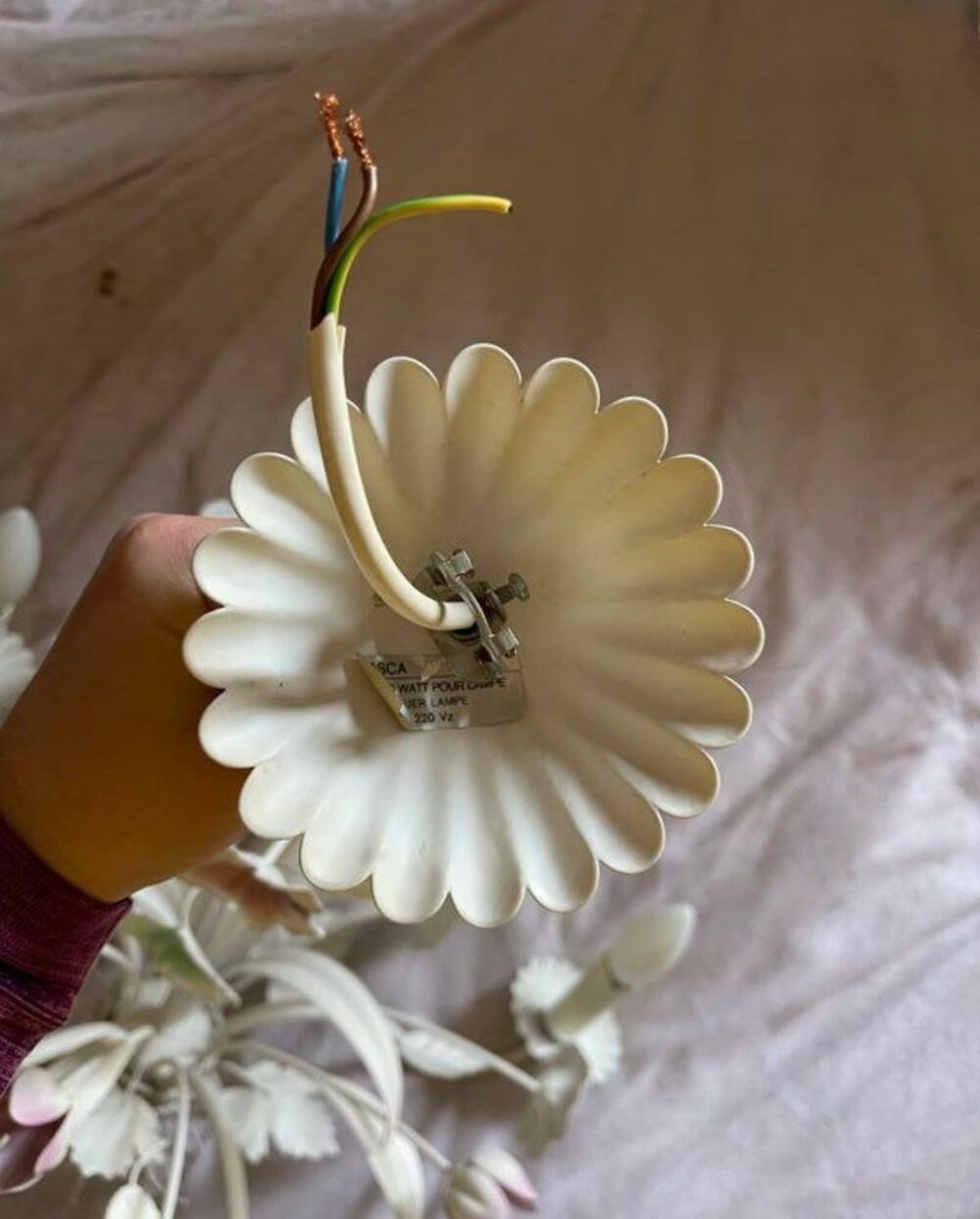 Lustre bouquet de fleur Décoration