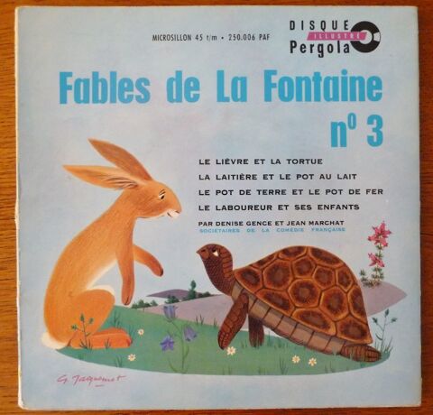 Livre disque vinyl Fables de la FONTAINE  5 Lille (59)