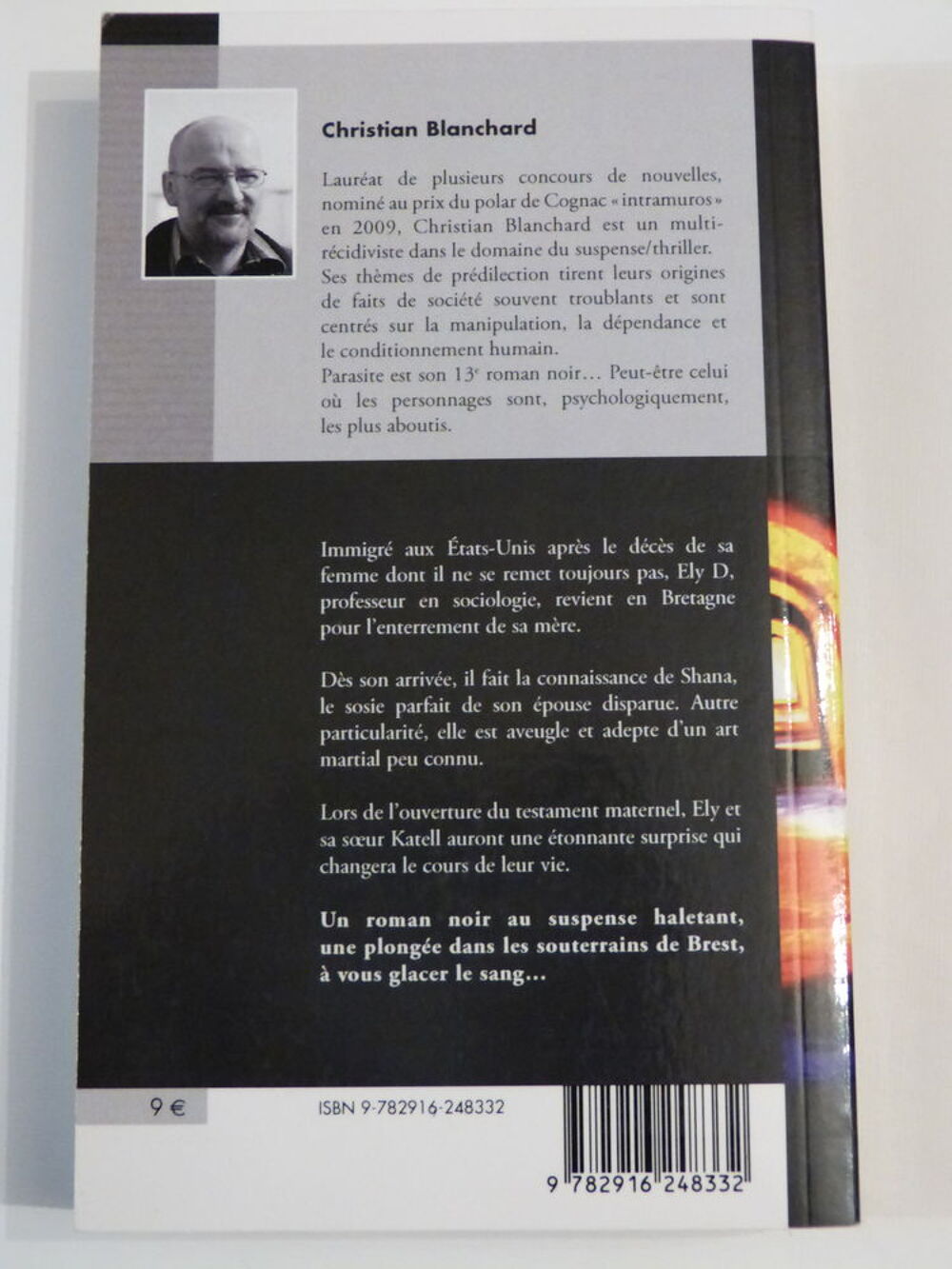 PARASITE roman policier PALEMON Livres et BD
