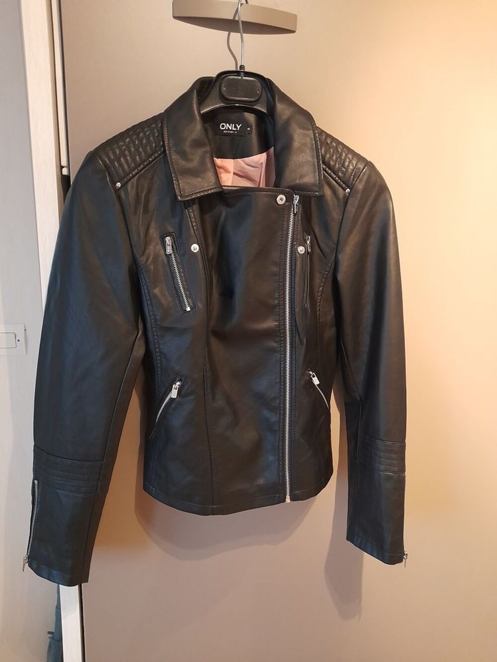 Blouson cuir femme Vêtements