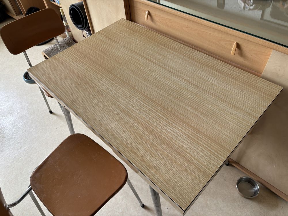 Table formica Vintage extensible avec ses 3 chaises Meubles