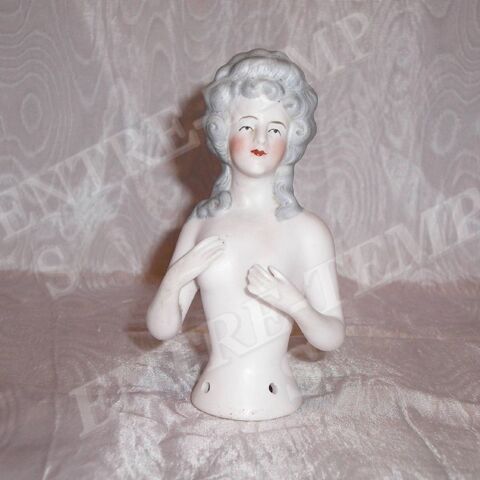 ANCIENNE DEMI-FIGURINE MARQUISE BRAS DTACHS #3905 39 Sergines (89)