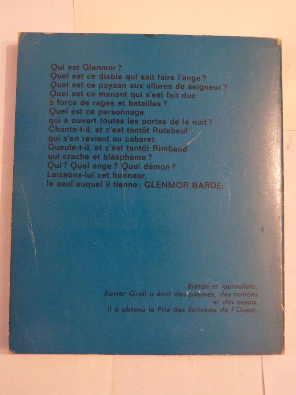GLENMOR par XAVIER GRALL Livres et BD