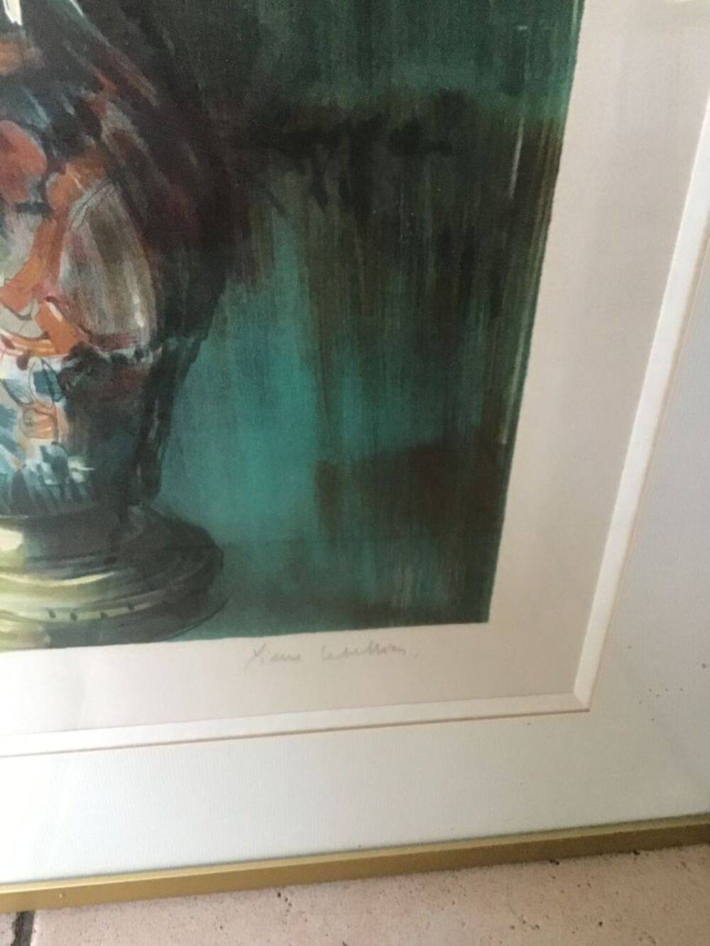 Lithographie Pierre Letellier Décoration
