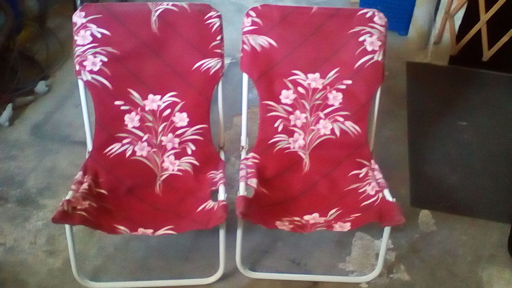 2 FAUTEUILS PLIANTS Jardin