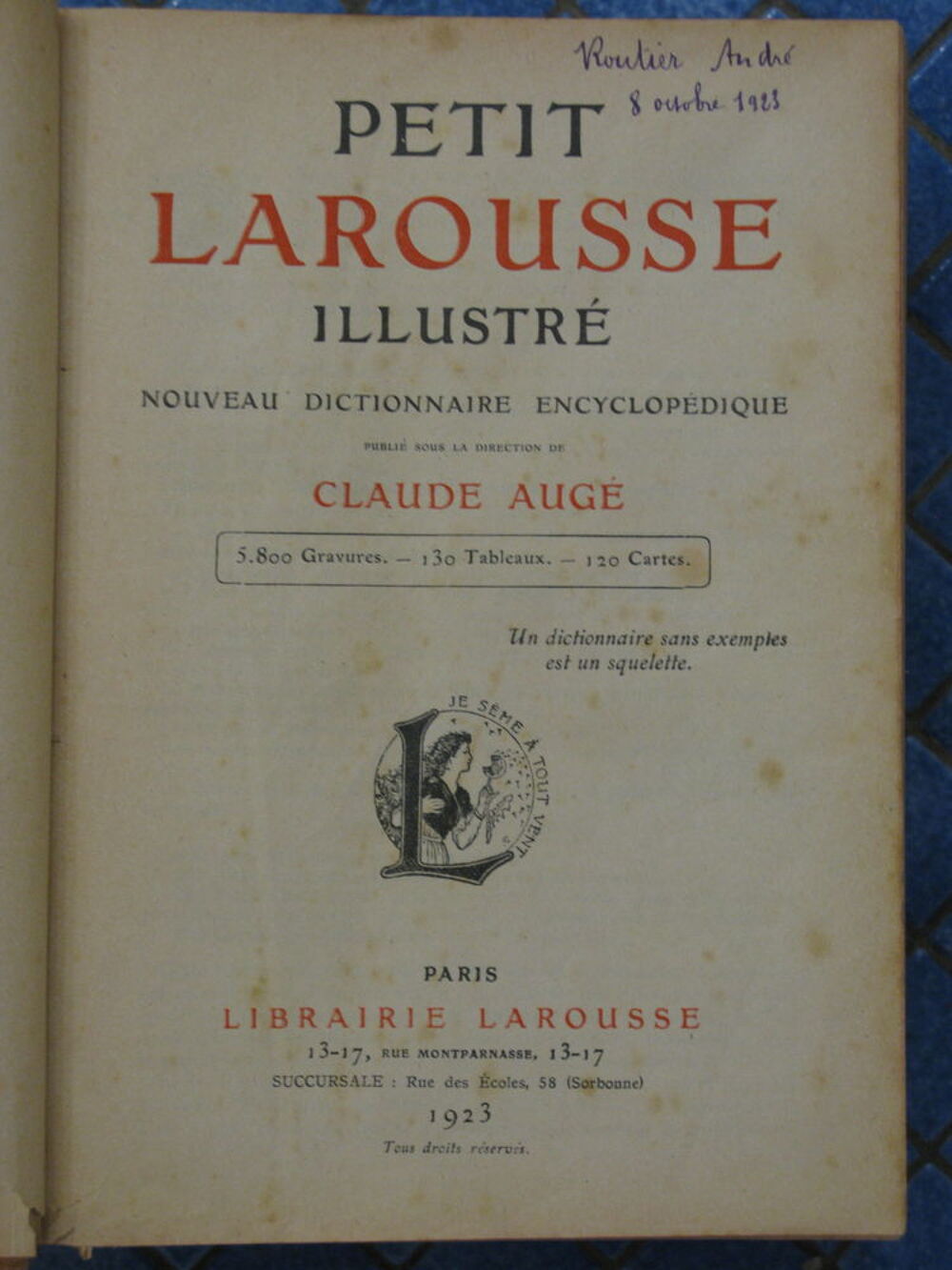Petit Dictionnaire Illustr&eacute; Larousse Livres et BD
