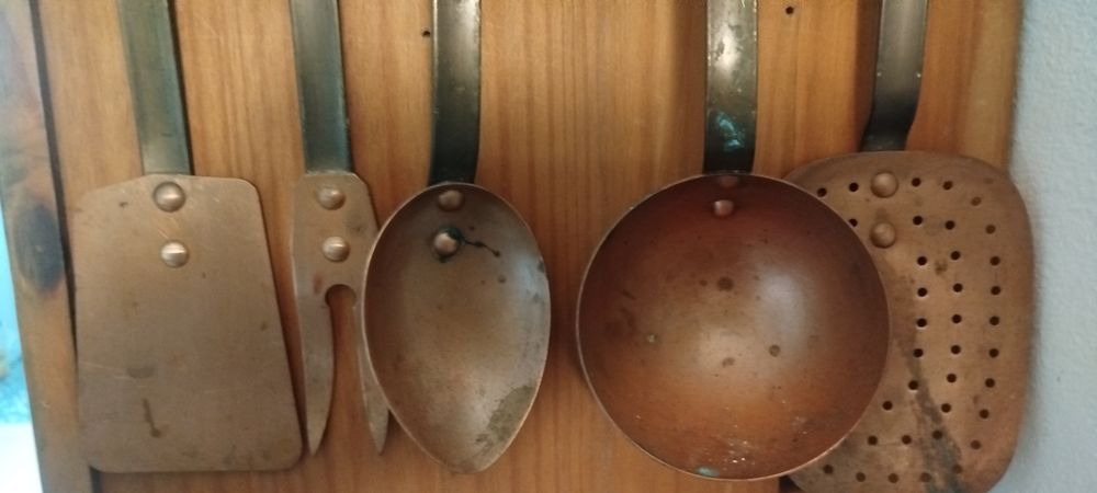 Ustensiles laiton et cuivre Décoration