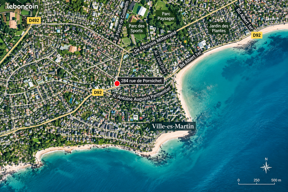 Vente Terrain Saint-Nazaire ? Foncier constructible 280 m² ? CUO favorable Saint-nazaire