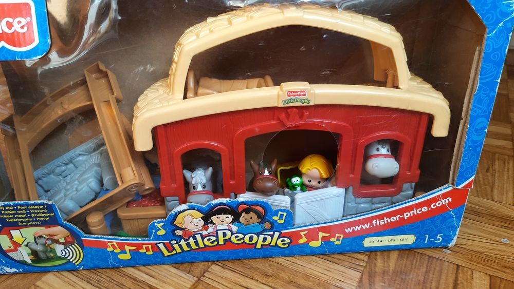 Ferme / Ecurie sonore Little People Fisher Price avec ses ac Jeux / jouets