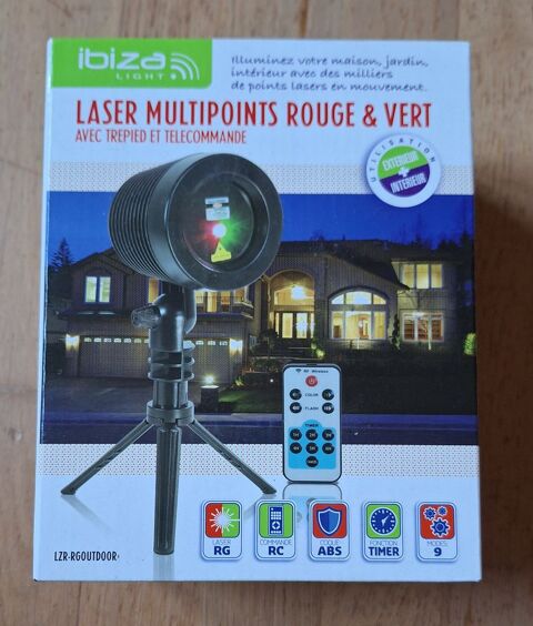 Laser Multipoints Extérieur Rouge et Vert - NEUF 20 Massy (91)