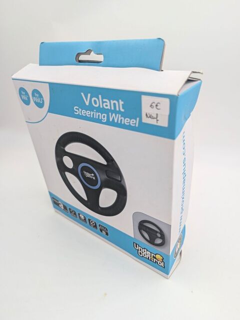 Accessoire Nintendo Wii volant noir Under Control 6 Vulbens (74)