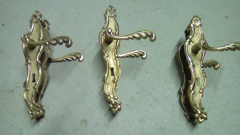 poign&eacute;es de porte en laiton Bricolage