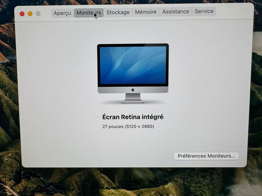 Ordinateur I MAC 27 pouces R&eacute;tina 5k , i7 quatres coeurs Matériel informatique