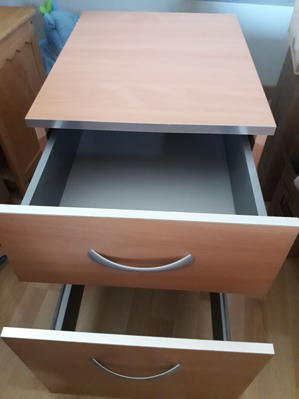 Lot de 2 caissons de bureau &agrave; roulettes Meubles