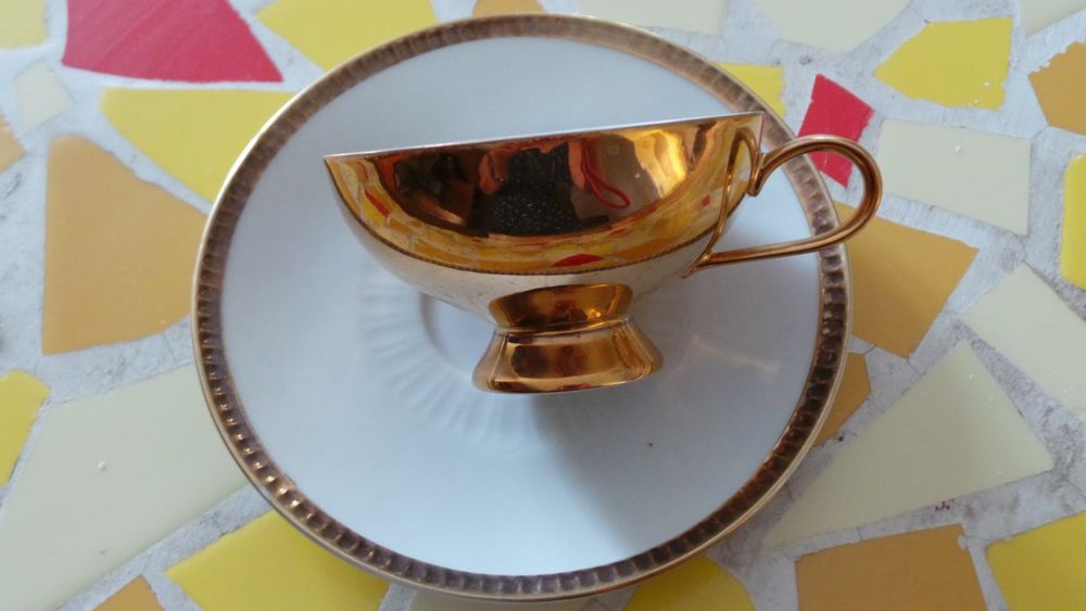  Tasse porcelaine de Sologne LAMOTTE 3 ann&eacute;e 60
Décoration