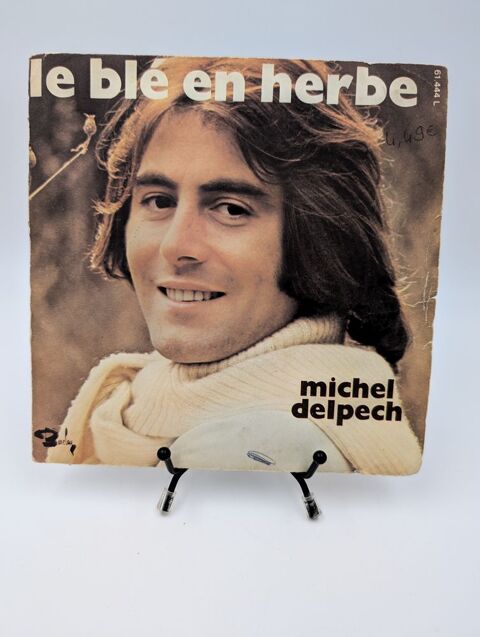 Vinyle 45 tours Michel Delpech : Le Bl� en Herbe en fourreau 2 Vulbens (74)