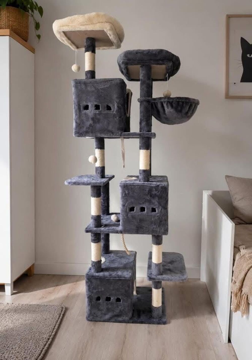 arbre &agrave; chat comme neuf 1m95 Décoration