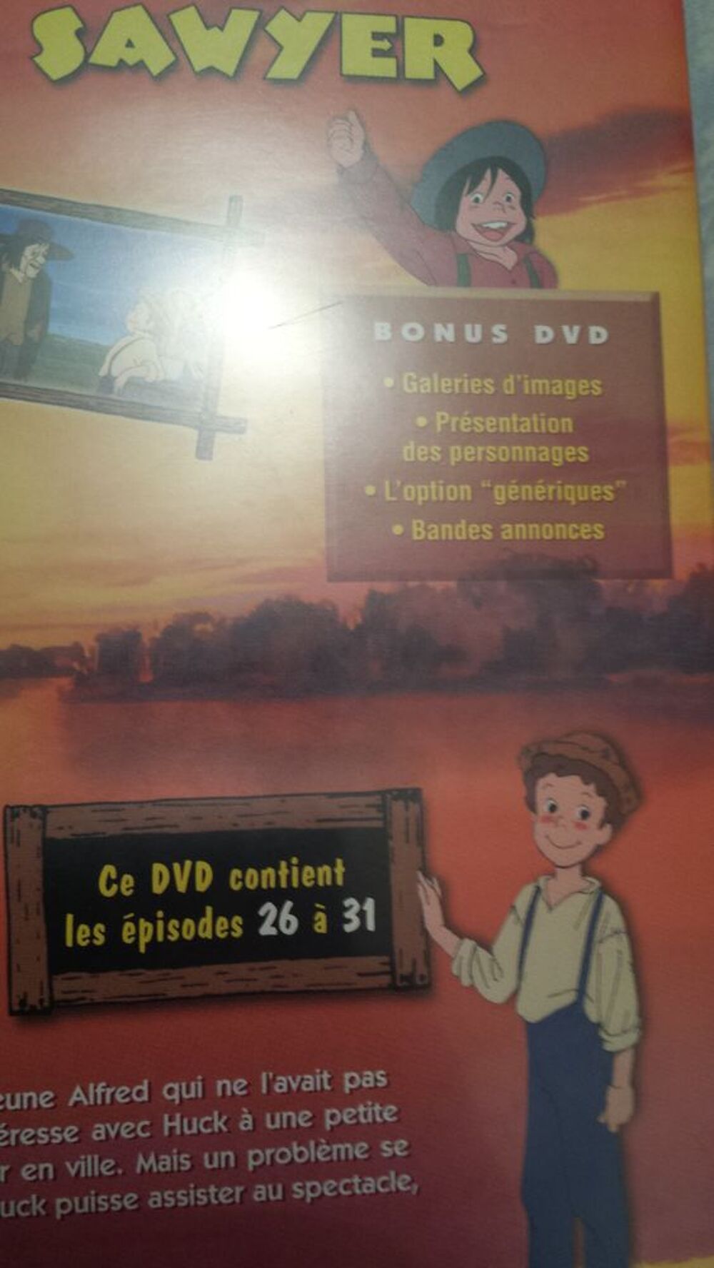 DVD TOM SAWYER
N&deg; 5
EPISODES 26 A 31
DVD et blu-ray