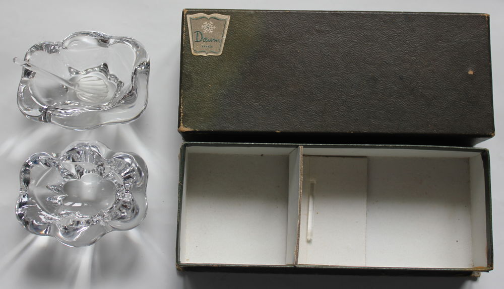 Saliere et poivriere Cristal DAUM Cuisine