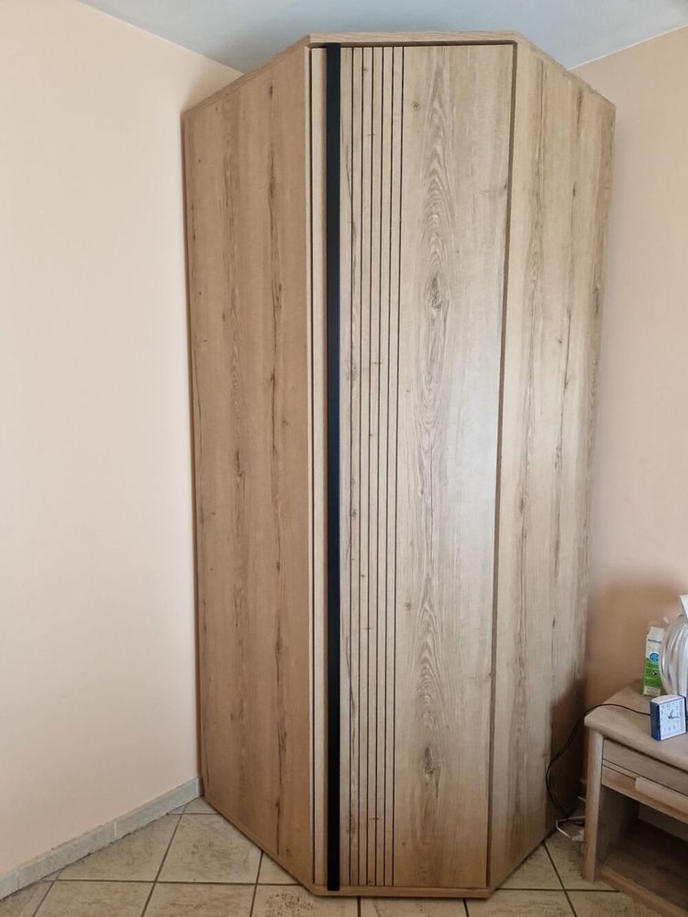 armoire d angle en.bois Meubles