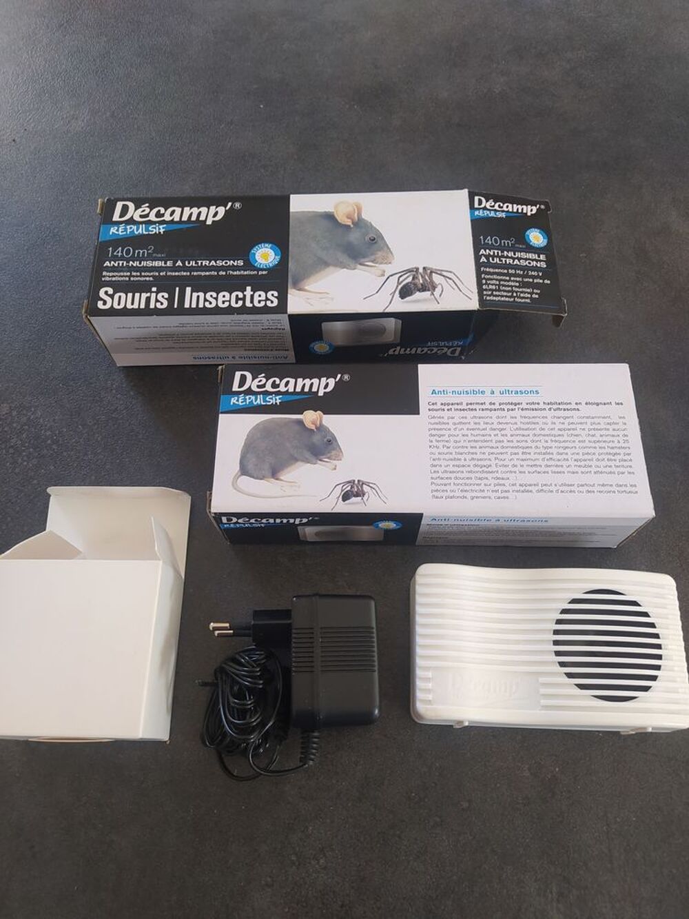 anti nuisible a ultrason souris / insectes d&eacute;camp' 140 M2 Jardin