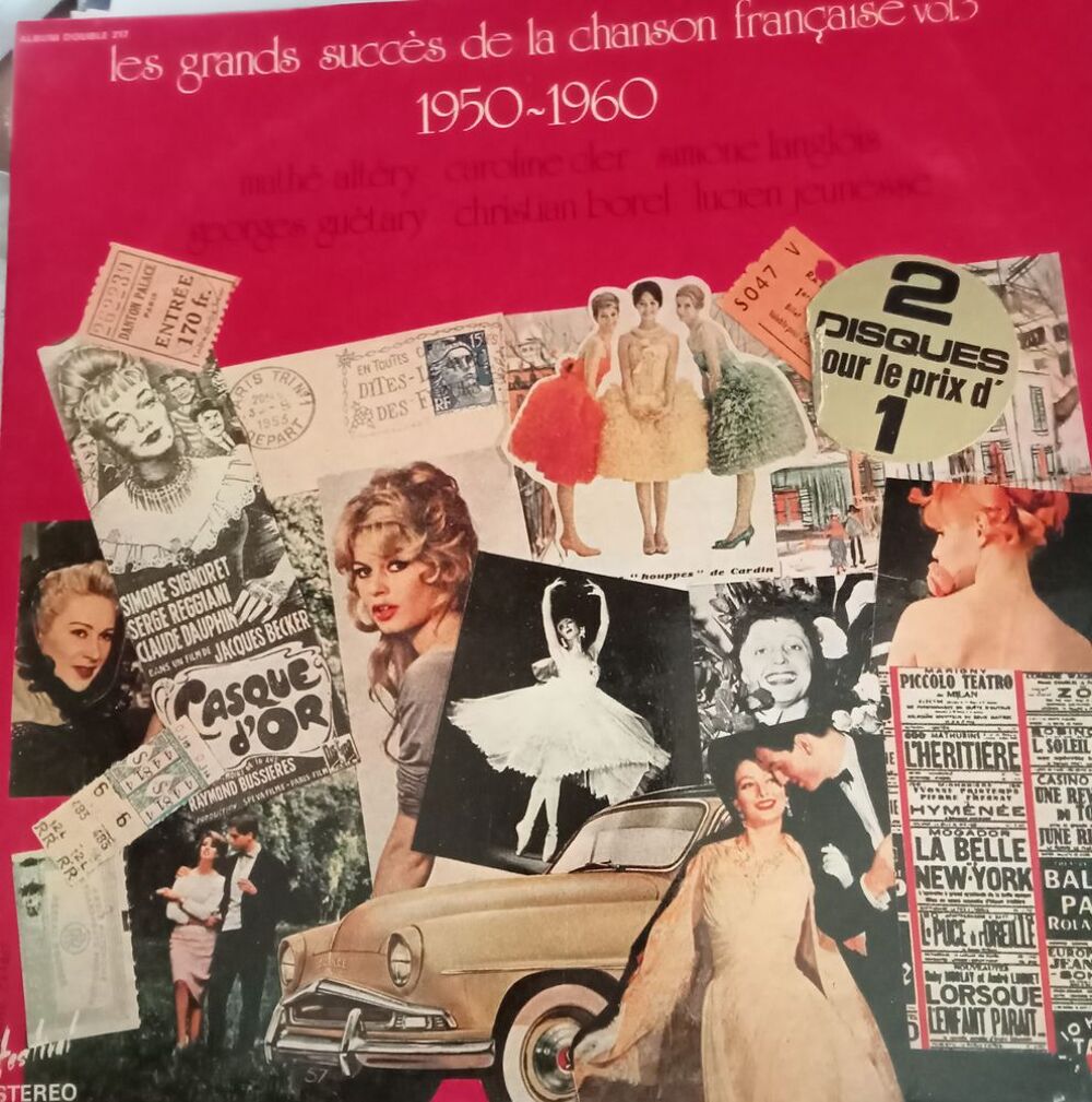 LES GRANDS SUCCES DE LA CHANSON FRANCAISES 1950.. 1960
33 TO CD et vinyles
