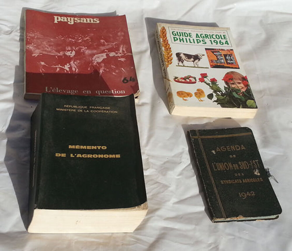 7 livres d'Agriculture anciens en bon &eacute;tat Livres et BD